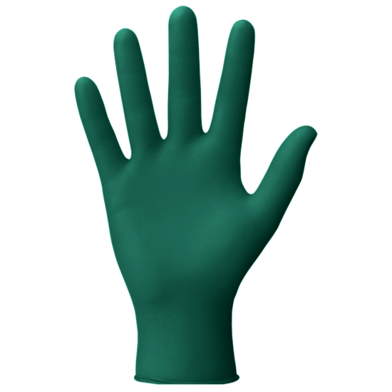 Vertex Nitrile Gloves | Short Cuff | Powder-Free | Green (Box/100)