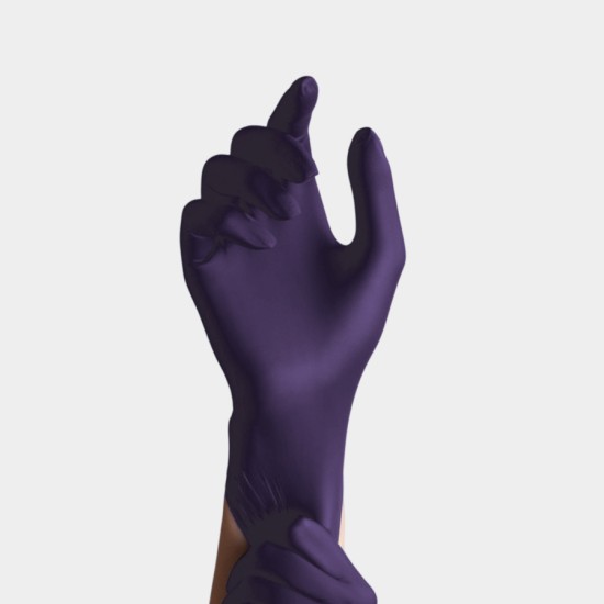 Purpura Pro Powder Free Nitrile Gloves | Long Cuff | AQL 0.65 (Box/100)