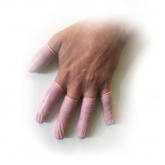 Latex Fingercots, PK/10 gross