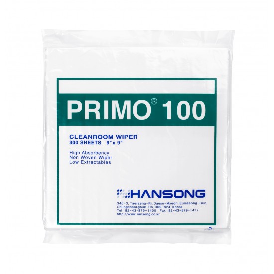 Primo® 100 Non-woven Wiper, 23 x 23cm - (Pack/300)