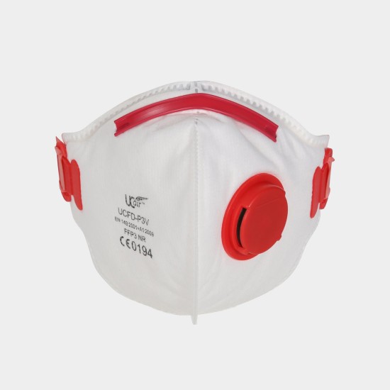UCi Disposable Respirator | FFP3 | Fold-Flat | Valved | Box / 10