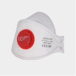 UCi Disposable Respirator | FFP3 | Tri-Fold | Valved | Box / 10