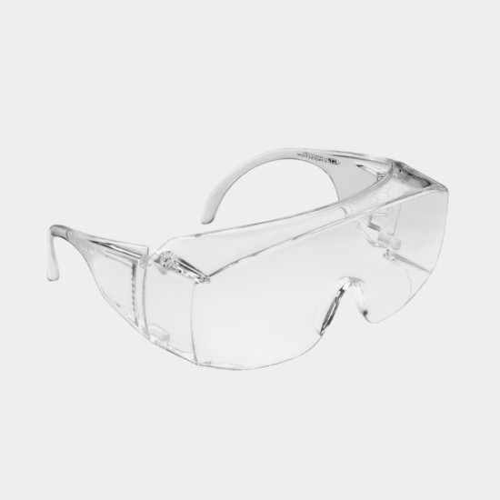JSP M9300 Overspec Clear Lens Safety Glasses | Fits Over Spectacles