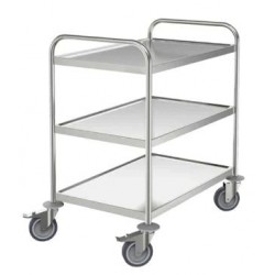 3 Tier Stainless Steel Trolley 600 x 400mm