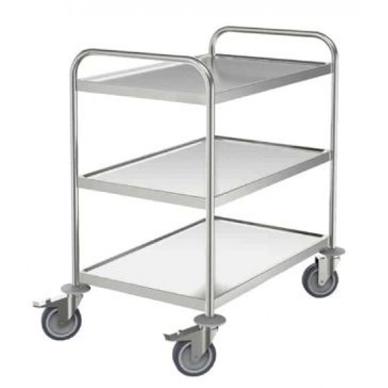 3 Tier Stainless Steel Trolley 