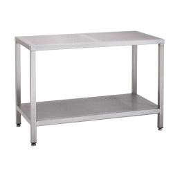 Stainless steel heavy duty table with perforated top 1200 x 600mm