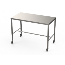 Stainless steel table with diamond centre tie 600 x 600mm