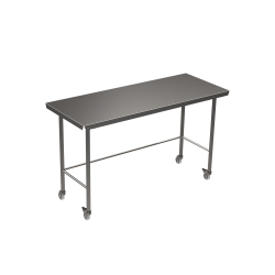 HYGIENOX Mobile Table, Rear Rail, 900 x 600mm