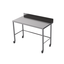 Teknomek Mobile Table, With Upstand 600 x 600m