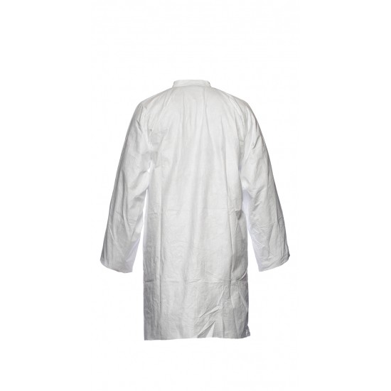 Tyvek® 500 Labcoat with press studs/pockets