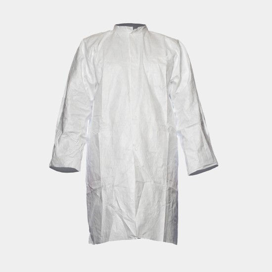 Tyvek® 500 Labcoat with press studs/pockets