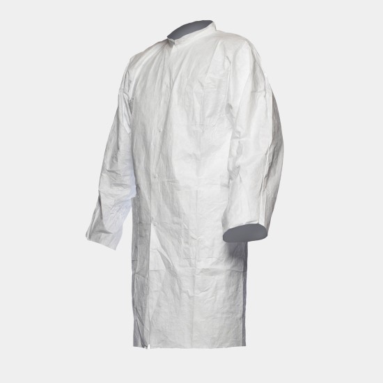 Tyvek® 500 Labcoat with press studs/pockets