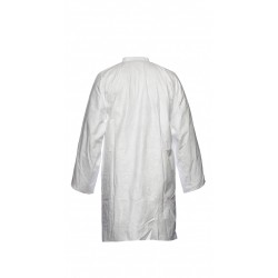 Tyvek 500 Labcoat with press studs, Size MD