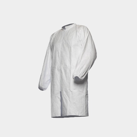 DuPont™ Tyvek® 500 Labcoat | Zipper | Type 6-B PB | Box of 50 