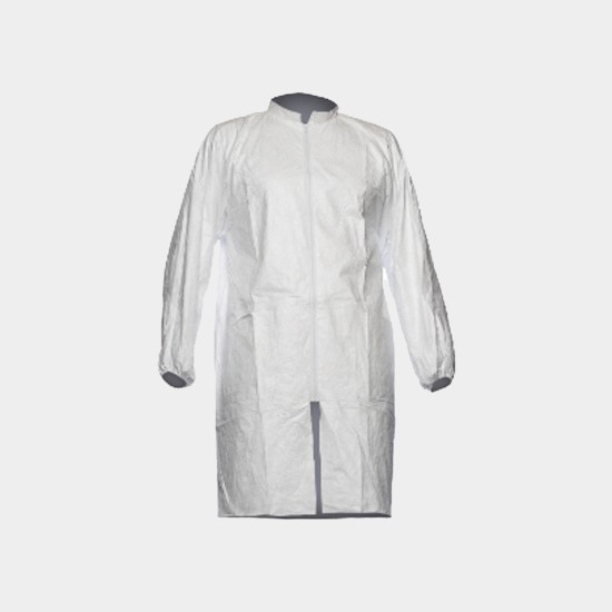 DuPont™ Tyvek® 500 Labcoat | Zipper | Type 6-B PB | Box of 50 
