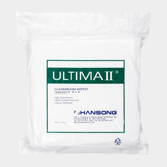 Ultima II® Cleanroom Wiper - ISO Class 3+ (Available in 3 Sizes)