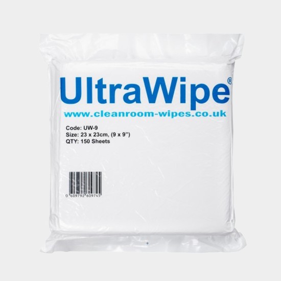 Ultrawipe, Polyester Wiper - ISO Class 4+ (Available in 2 Sizes) 