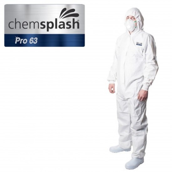 Chemsplash Pro 63 Coverall with Hood