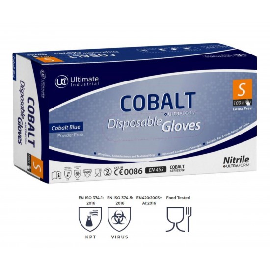 Cobalt Nitrile Gloves (Pack/100)